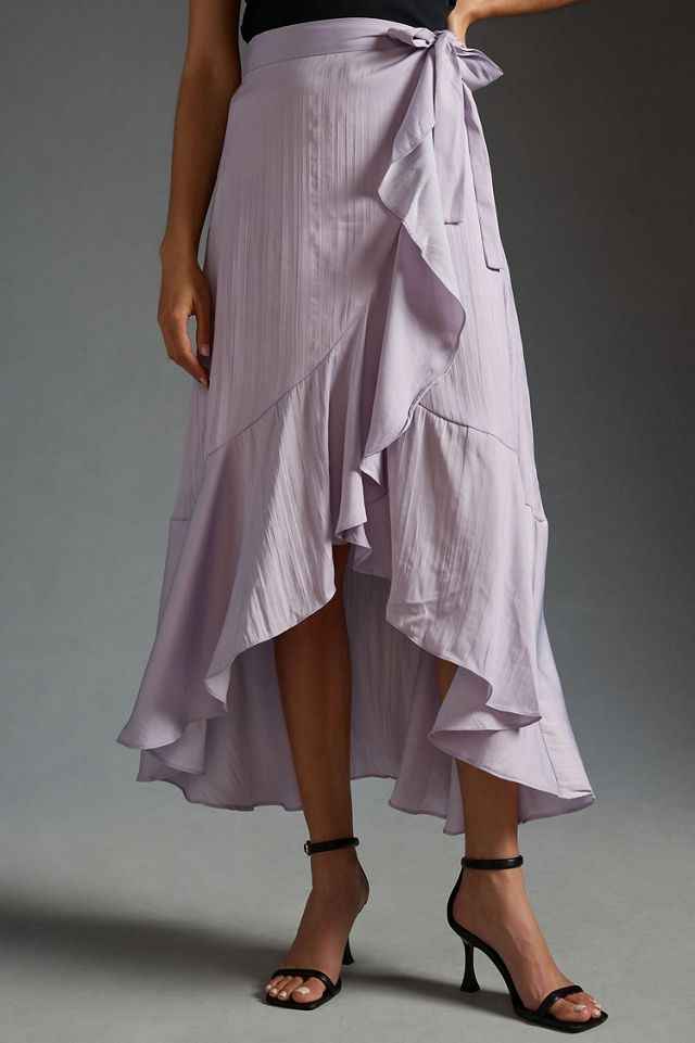 Maeve Ruffled Wrap Maxi Skirt #3
