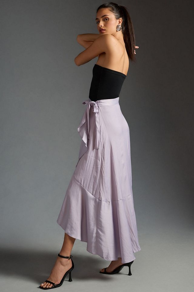 Maeve Ruffled Wrap Maxi Skirt #4