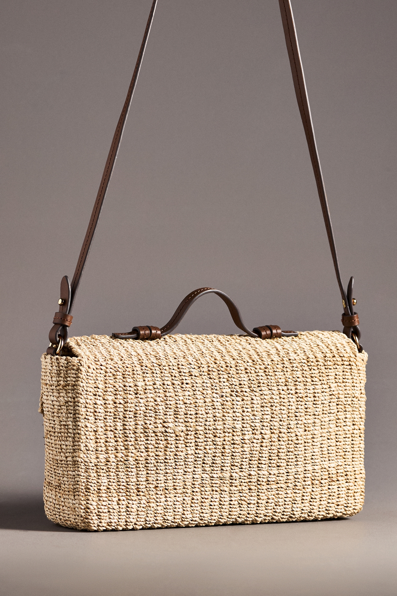 POOLSIDE Harper Shell Straw Bag