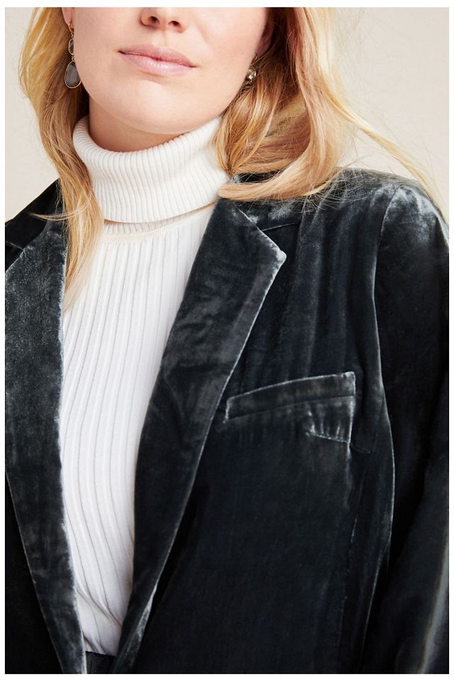Alessia Velvet Blazer #2