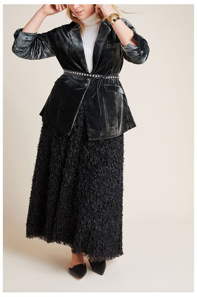 Alessia Velvet Blazer #3