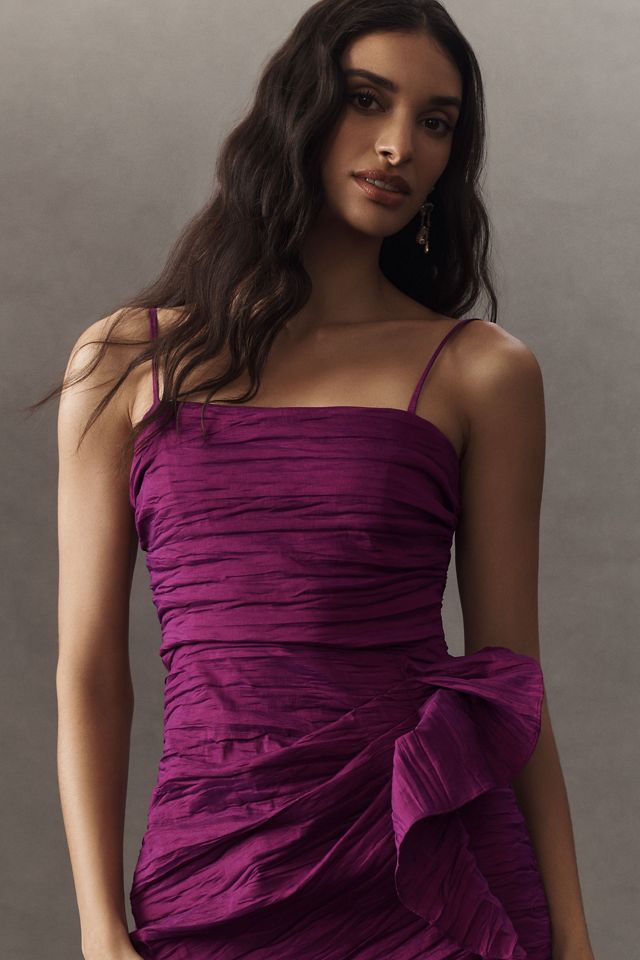 Liv Foster Crushed Stretch Taffeta Dress #1