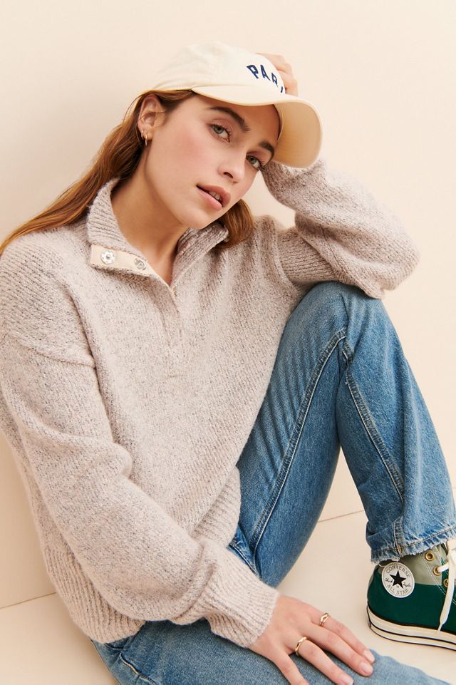 $525 Snap Front Henley Pullover #2