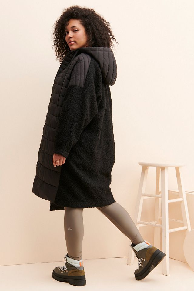 Bernardo Mixed Media Oversized Puffer #1
