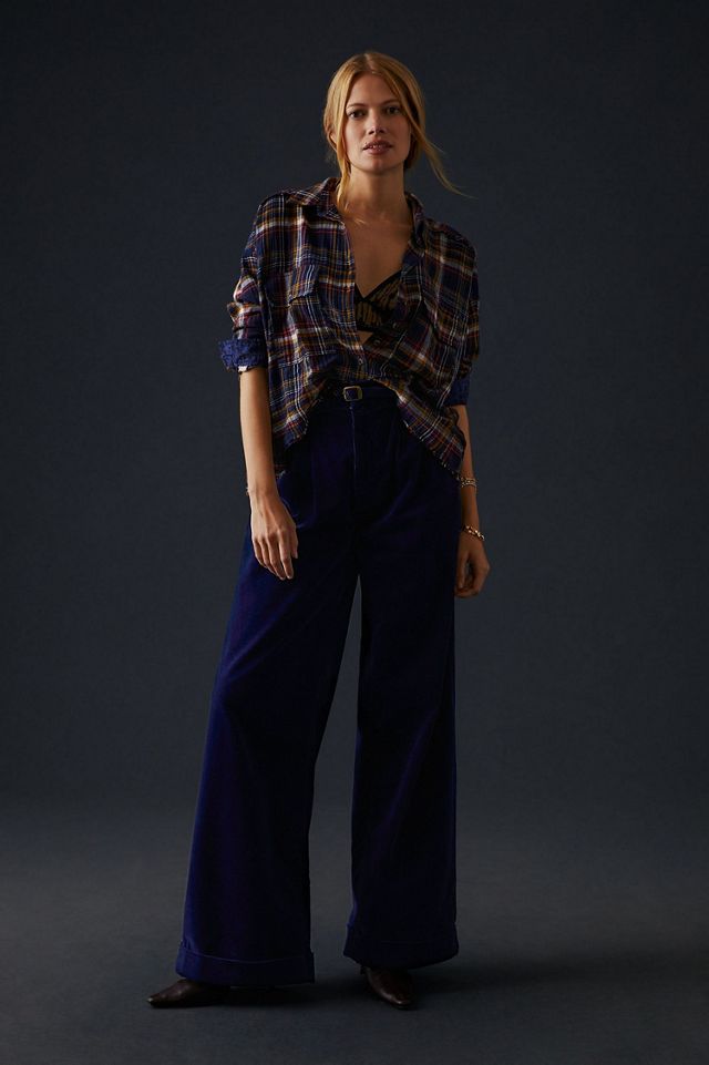 Cropped Plaid Shirt #3