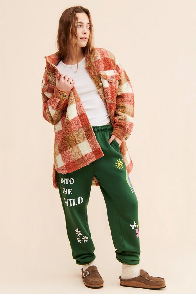 Vigoss Sherpa Plaid Shirt Jacket #3