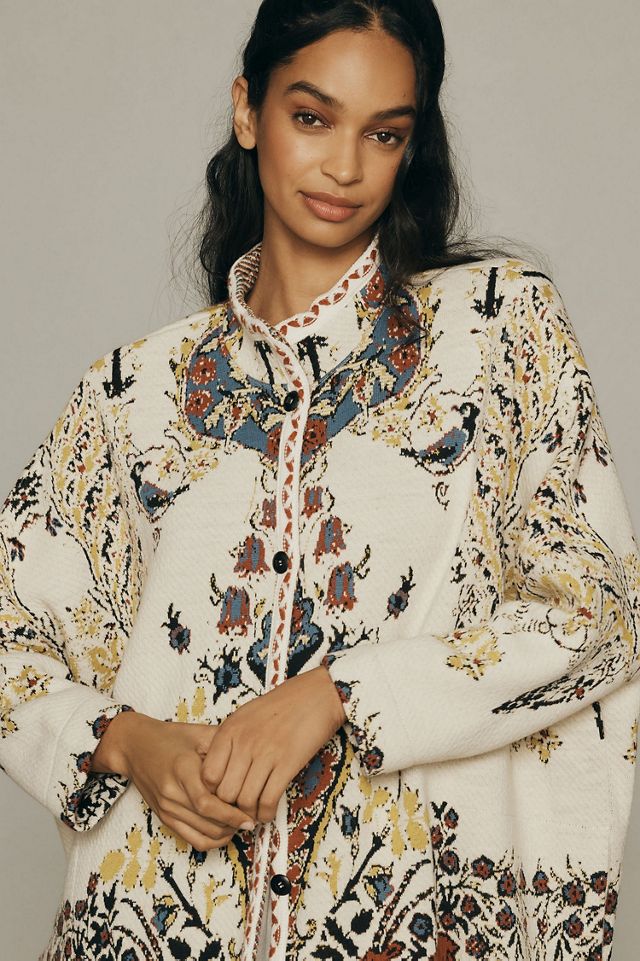 Aldo Martins Jacquard Printed Sweater Coat #2