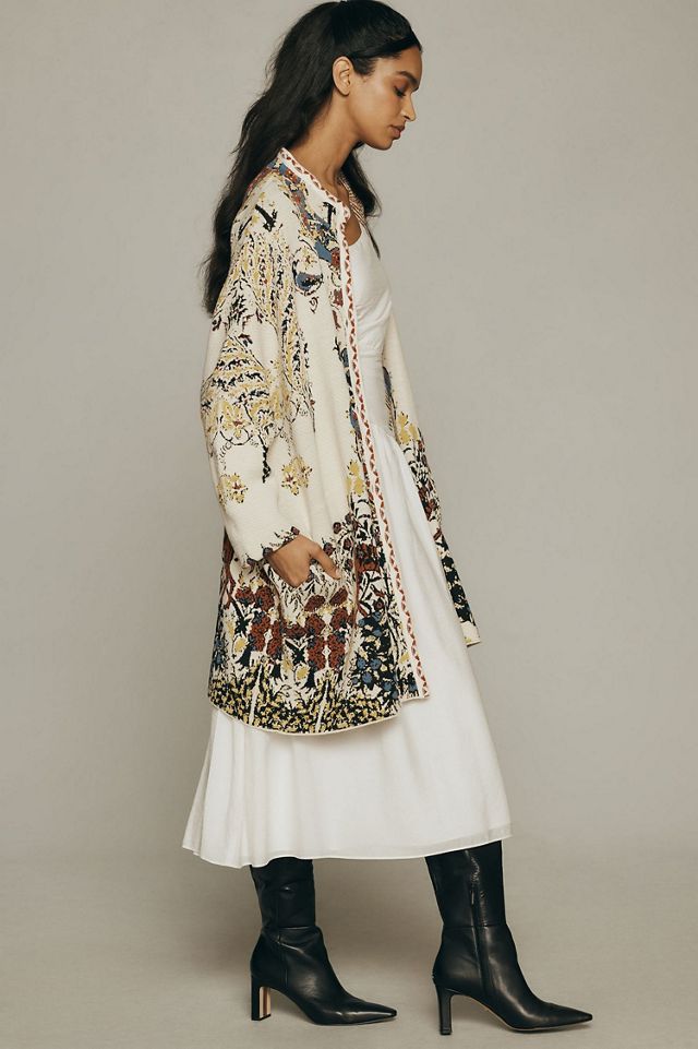 Aldo Martins Jacquard Printed Sweater Coat #3