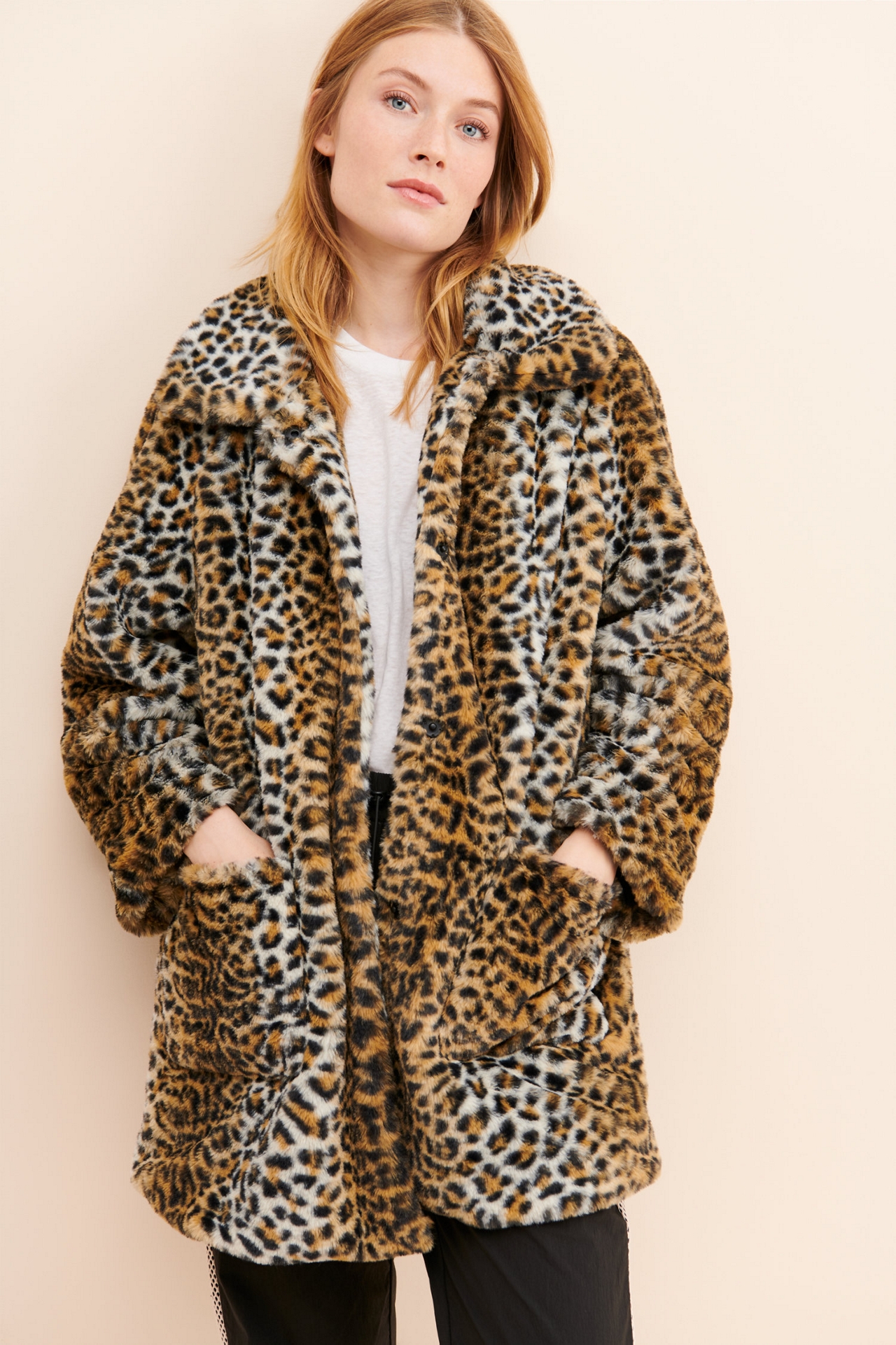 Lost + Wander Westside Faux-Fur Jacket
