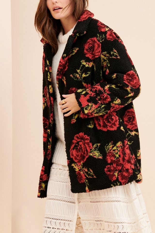 If By Sea Winter Roses Coat #2