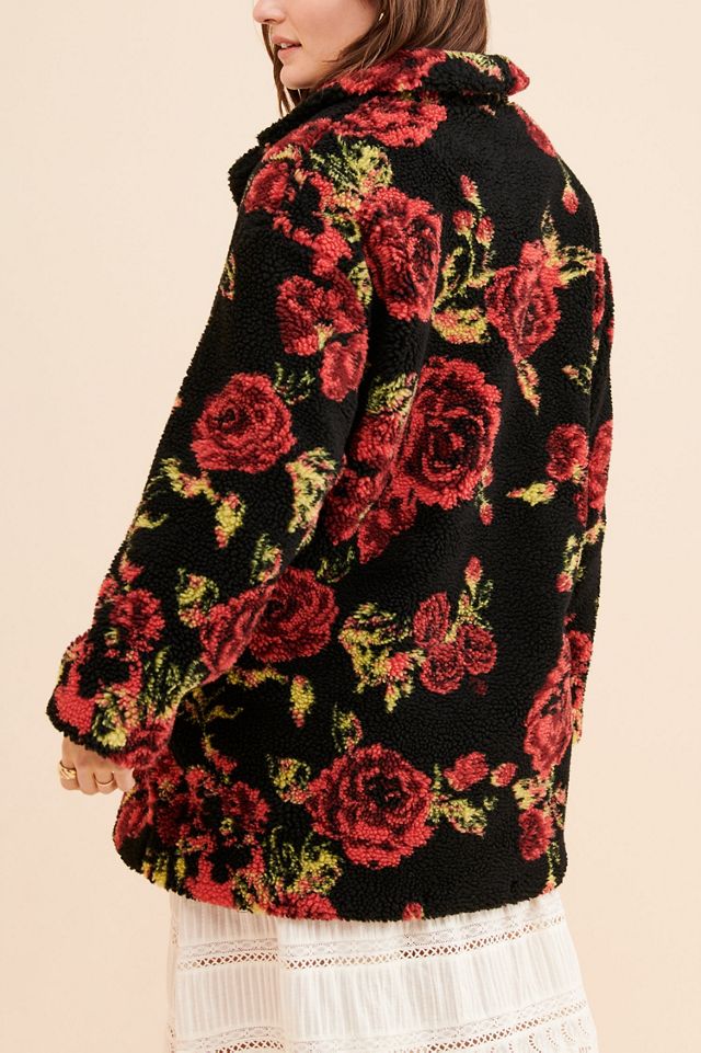 If By Sea Winter Roses Coat #3