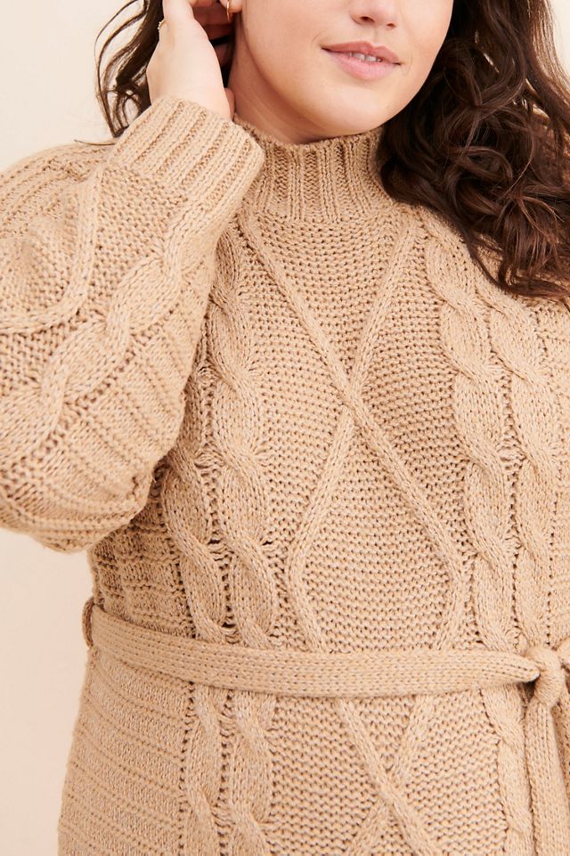 Amadi Leah Cable Knit Sweater Dress #2