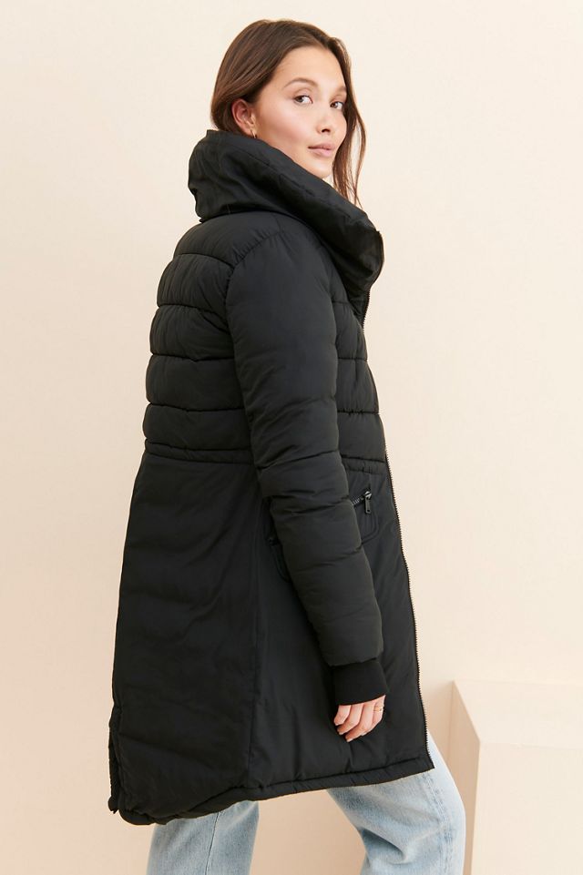 Bernardo Cinched Waist Puffer #1