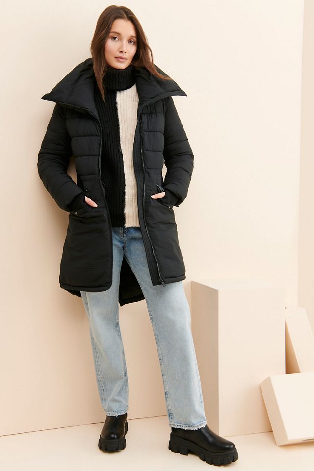 Bernardo Cinched Waist Puffer #3