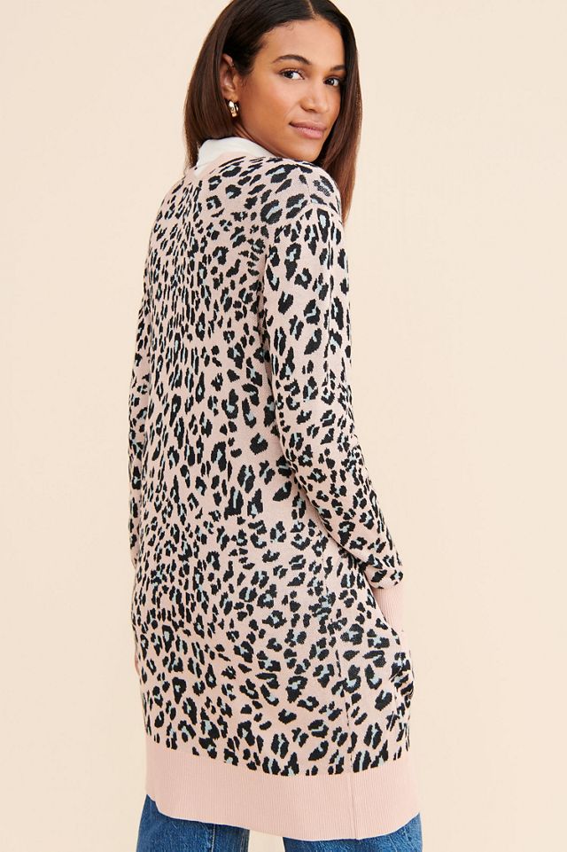 Theo & Spence Jersey Leopard Cardigan #2