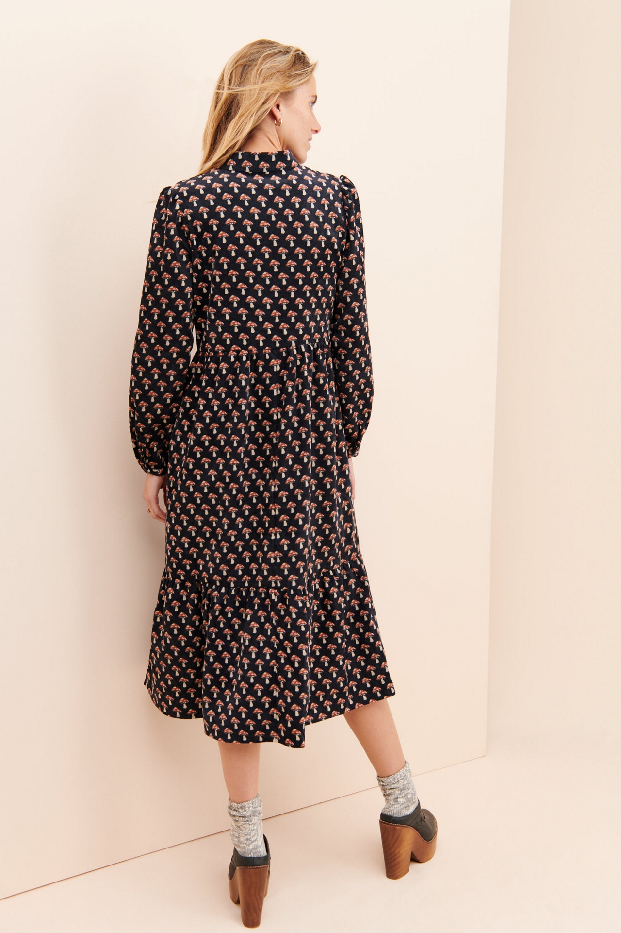 Louche Macha Mushroom Midi Dress