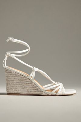 By Anthropologie Strappy Wedge Heels