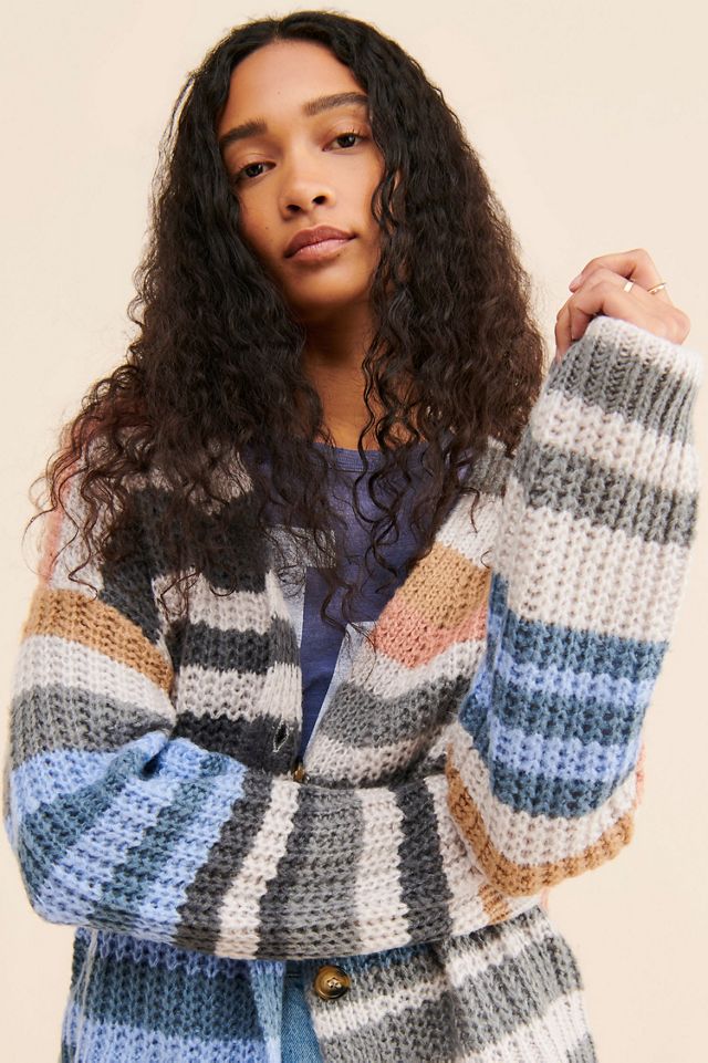Vigoss Striped Knit Cardigan #2