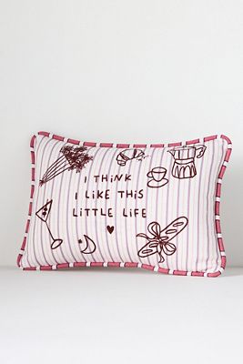 dduende studio Café Icon Cotton Pillow