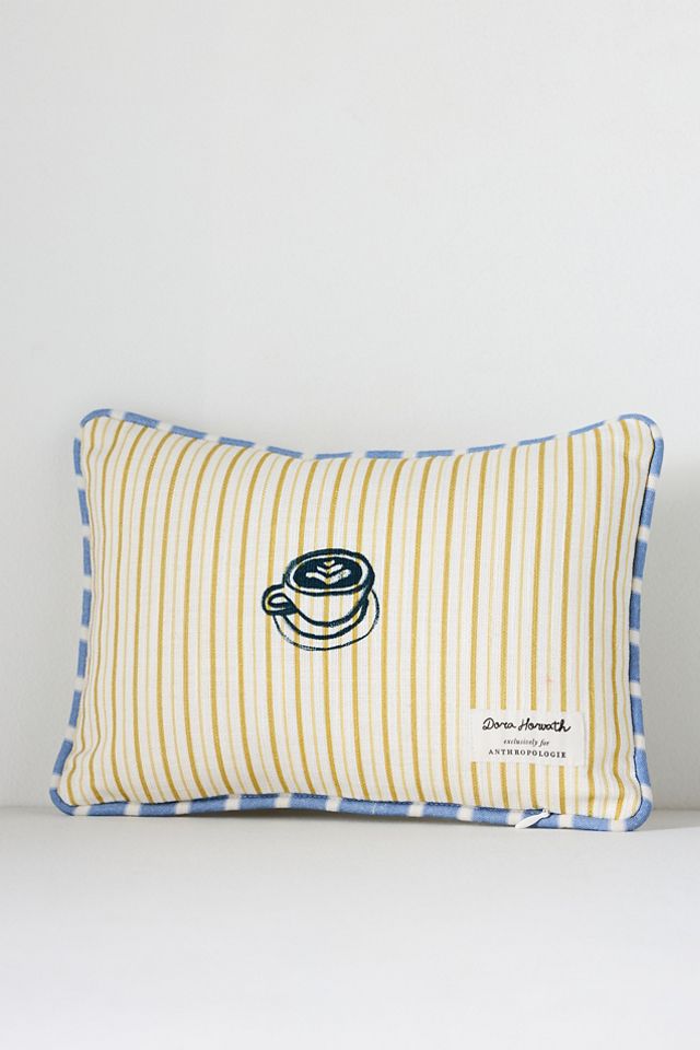 dduende studio Café Icon Cotton Pillow
