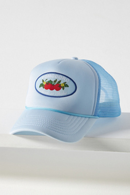 Coney Island Picnic Fruit Patches Trucker Hat In Blue