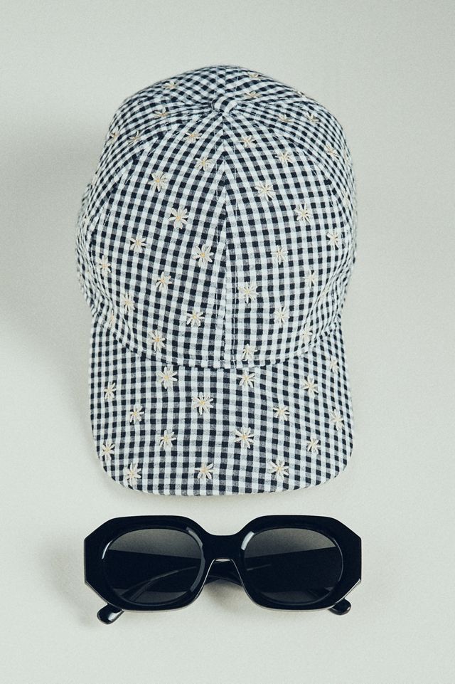 Coney Island Picnic Seersucker Icon Baseball Cap #1
