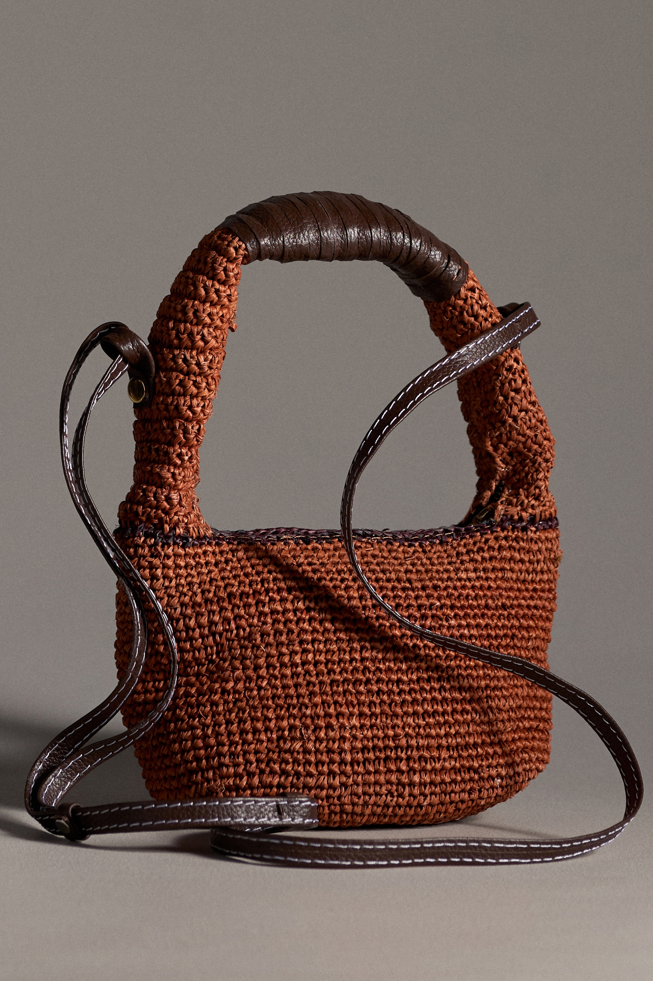 Sensi Studio Mini Toquilla Straw Bag