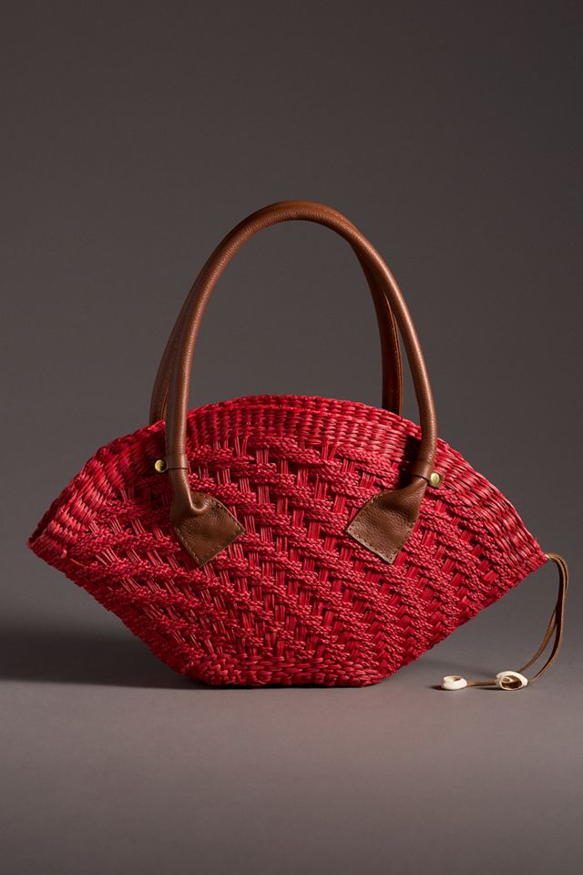 Sensi Studio Thick-Weave Mini Basket Bag #2