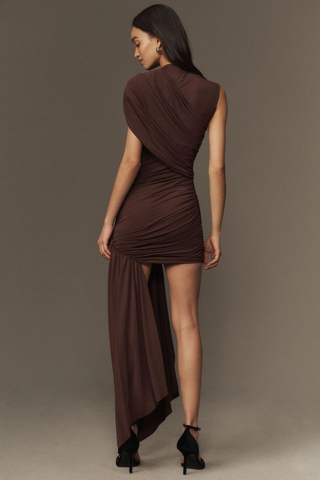 De La Vali Ravenna Draped Jersey Mini Dress #5