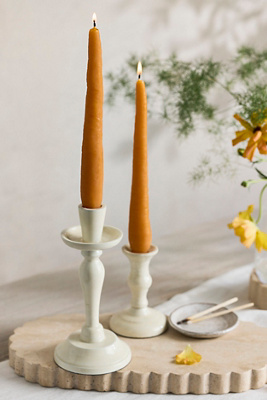 Happy Organics Taper Beeswax Candle - Thumbnail 3