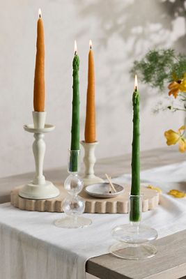 Happy Organics Carrot Beeswax Tapers, Set of 2