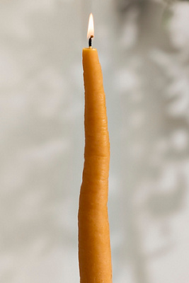 Happy Organics Taper Beeswax Candle - Thumbnail 2