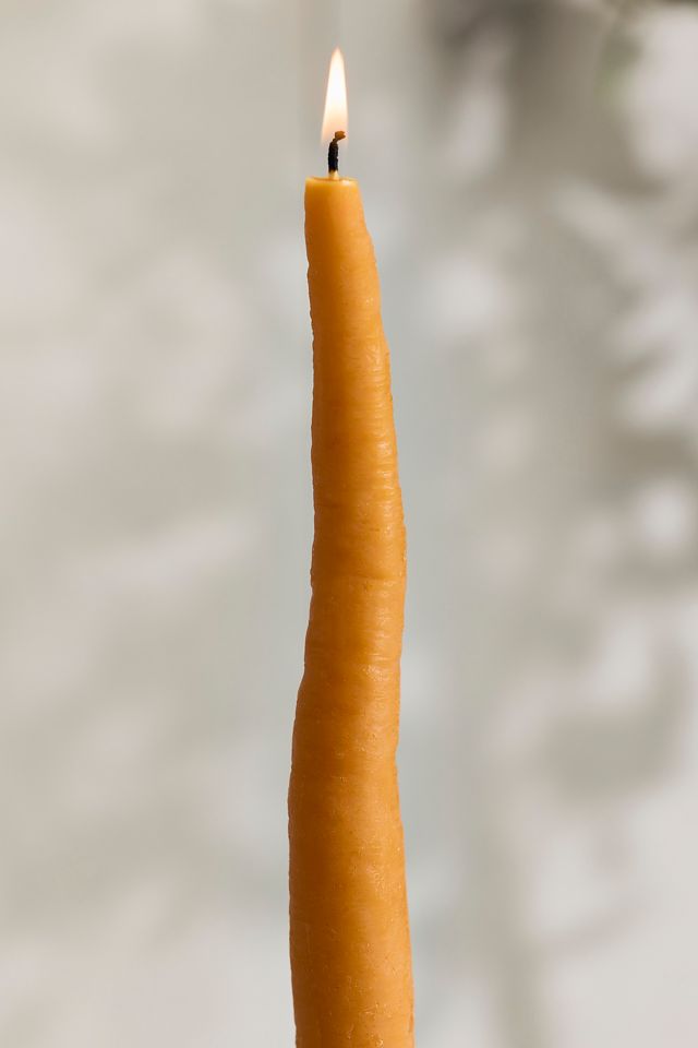 Happy Organics Carrot Beeswax Tapers, Set of 2 #2