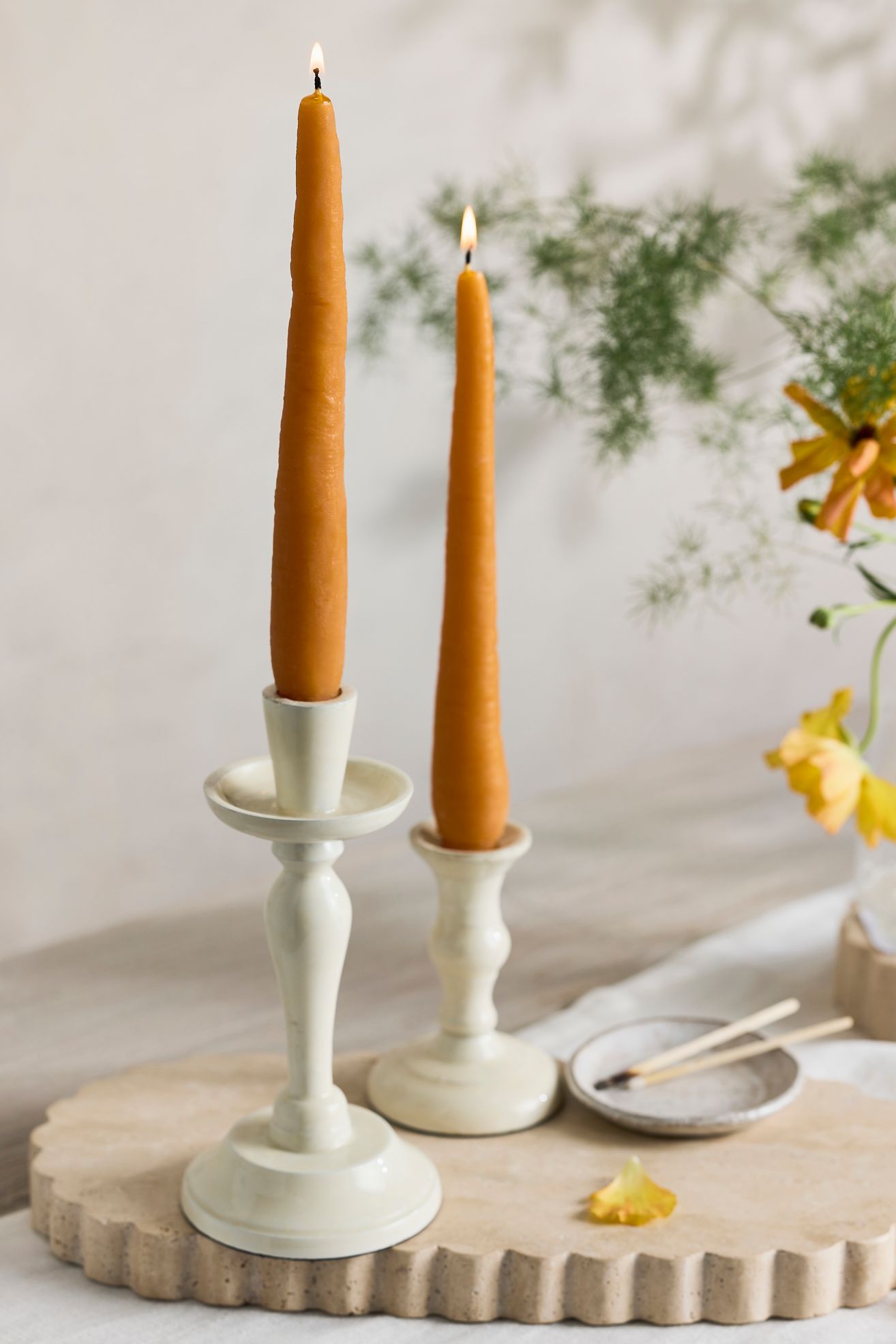 Happy Organics Carrot Beeswax Tapers, Set of 2 - Multi, One Size