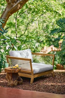 Sonoma Woven Teak Lounge Chair