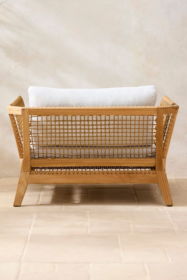 Sonoma Woven Teak Lounge Chair #3