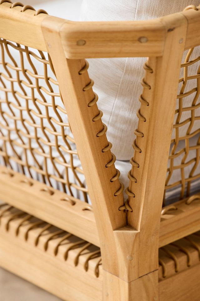 Sonoma Woven Teak Lounge Chair #4