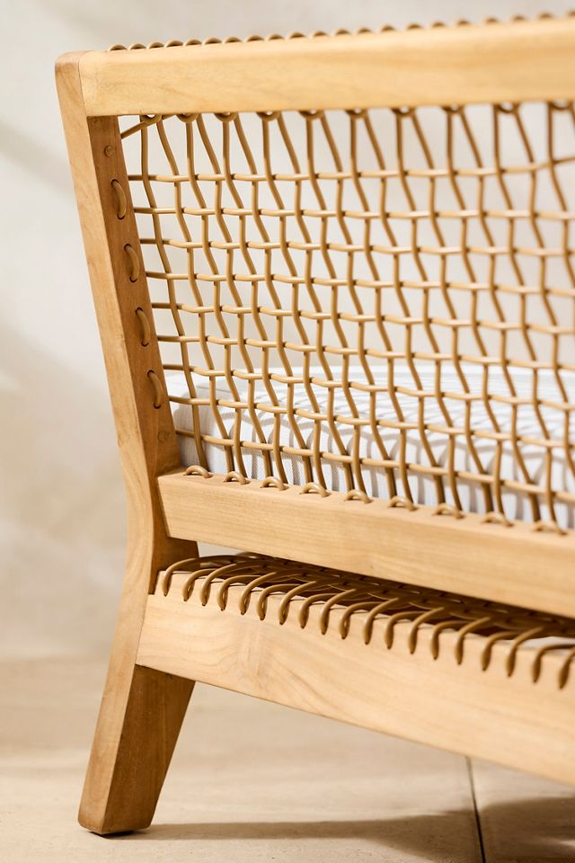 Sonoma Woven Teak Lounge Chair #5