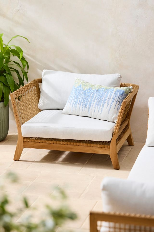 Sonoma Woven Teak Lounge Chair #1