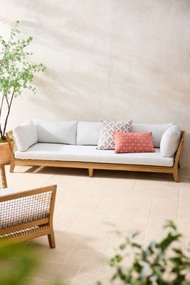 Sonoma Woven Teak Sofa