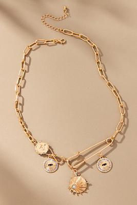Lulla Flower Charm Necklace | Anthropologie