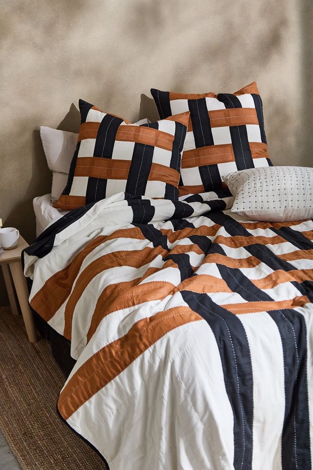 Anchal Woven Patchwork Bedding #1