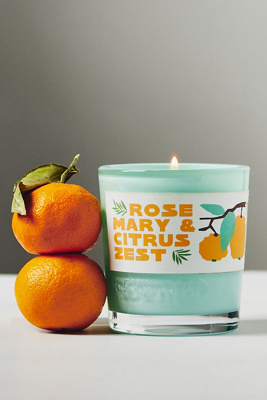 Rewined Rosemary & Citrus Glass Candle