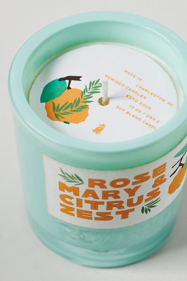 Rewined Rosemary & Citrus Glass Candle #2