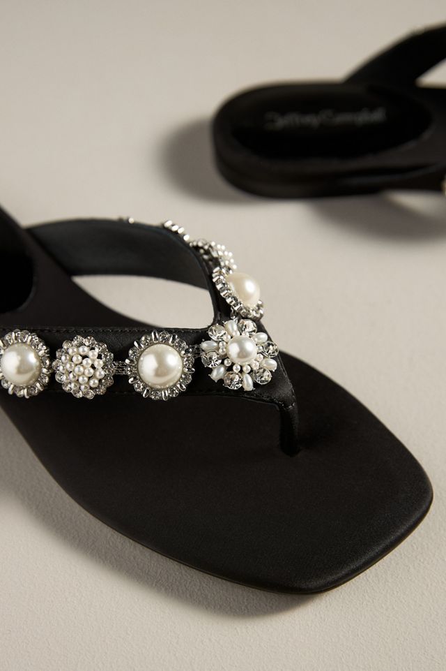 Jeffrey Campbell Merid Embellished Thong Sandals #2