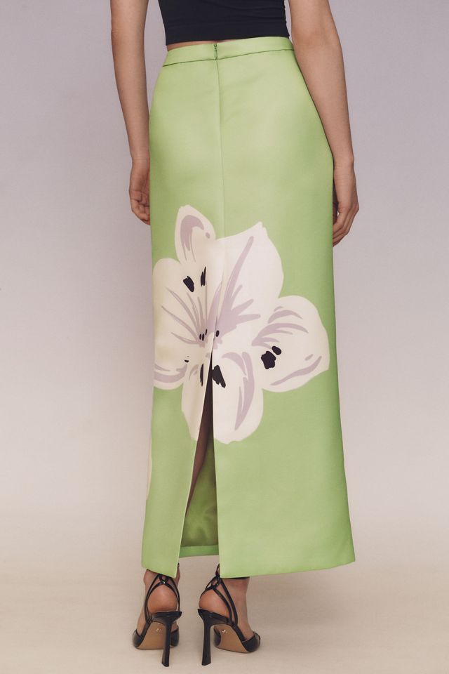 LEO LIN Clementine Floral-Print Maxi Skirt #3