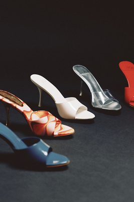 Agent Suede Mule Heels