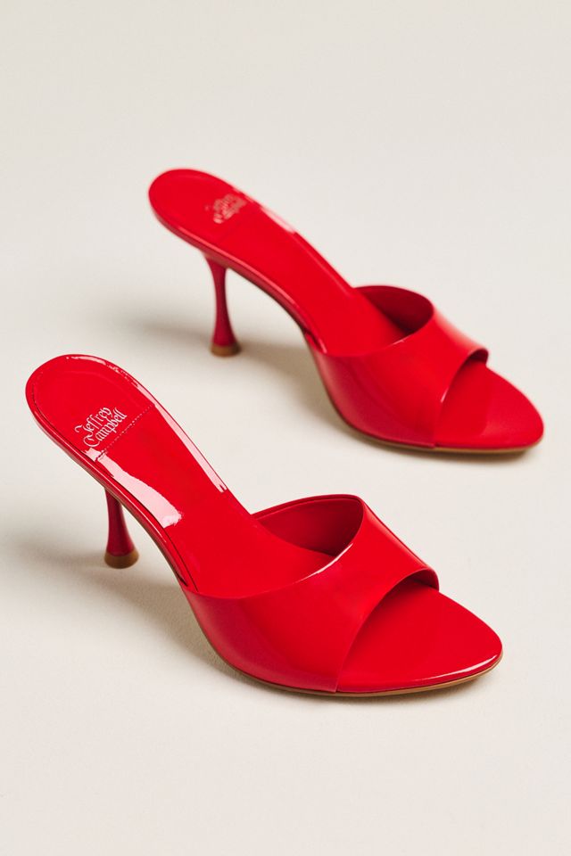 Jeffrey Campbell Agent Suede Mule Heels #1