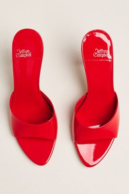 Jeffrey Campbell Agent Suede Mule Heels