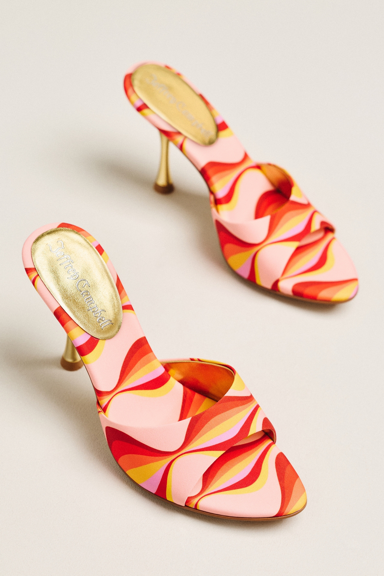 Jeffrey Campbell Agent Suede Mule Heels